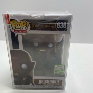 Funko POP! Grishnakh #636 Lord of The Rings 2019 ECCC Exclusive With Protector